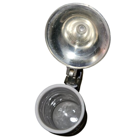 Beer Stein Avon Collectible Ceramic & Pewter Lidded - Picture 11 of 13